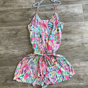 Lilly silk romper